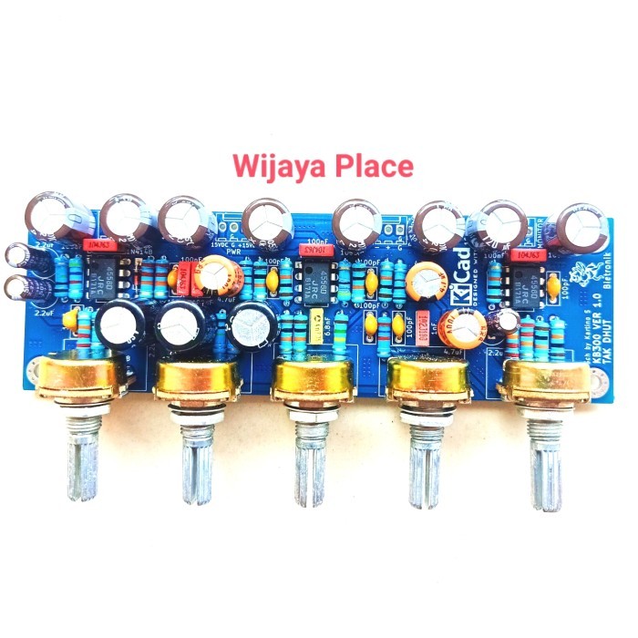 Kit peavey KB 300 preamp kendang tak dutt pcb dual layer original ic