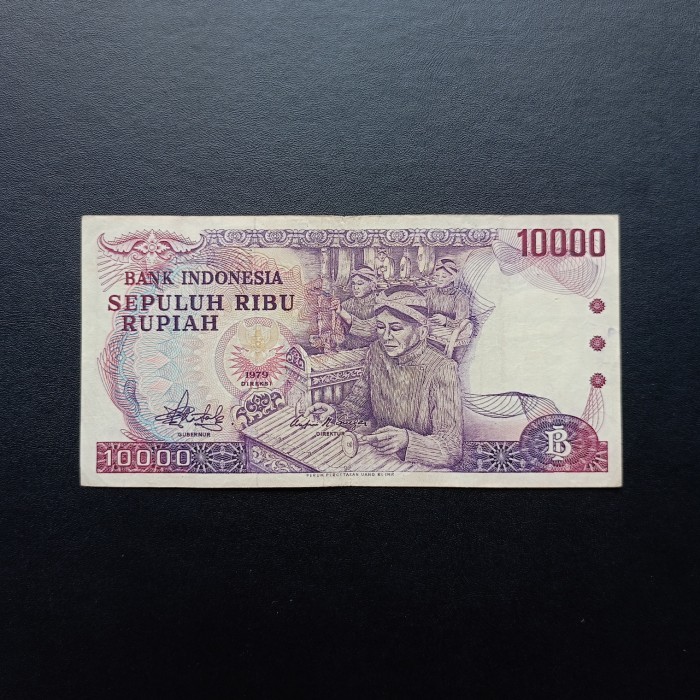 Uang Kuno Rp 10000 Rupiah 1979 Gamelan TP019