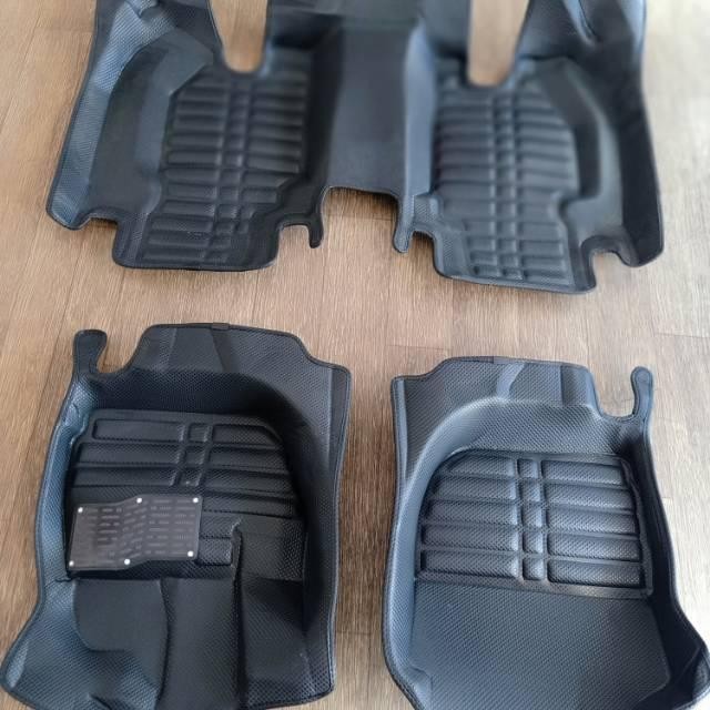 Karpet 5D Honda Jazz Diamond Black