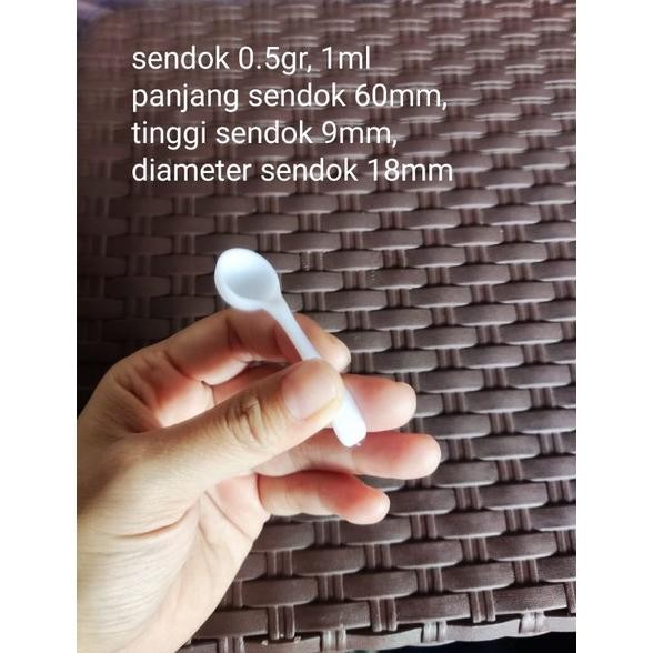 PENAWARAN EKSKLUSIF sendok ukur 0.5gr sendok takar 1ml putih susu Sendok 0.5gr Sendok 1ml Sendok Bum