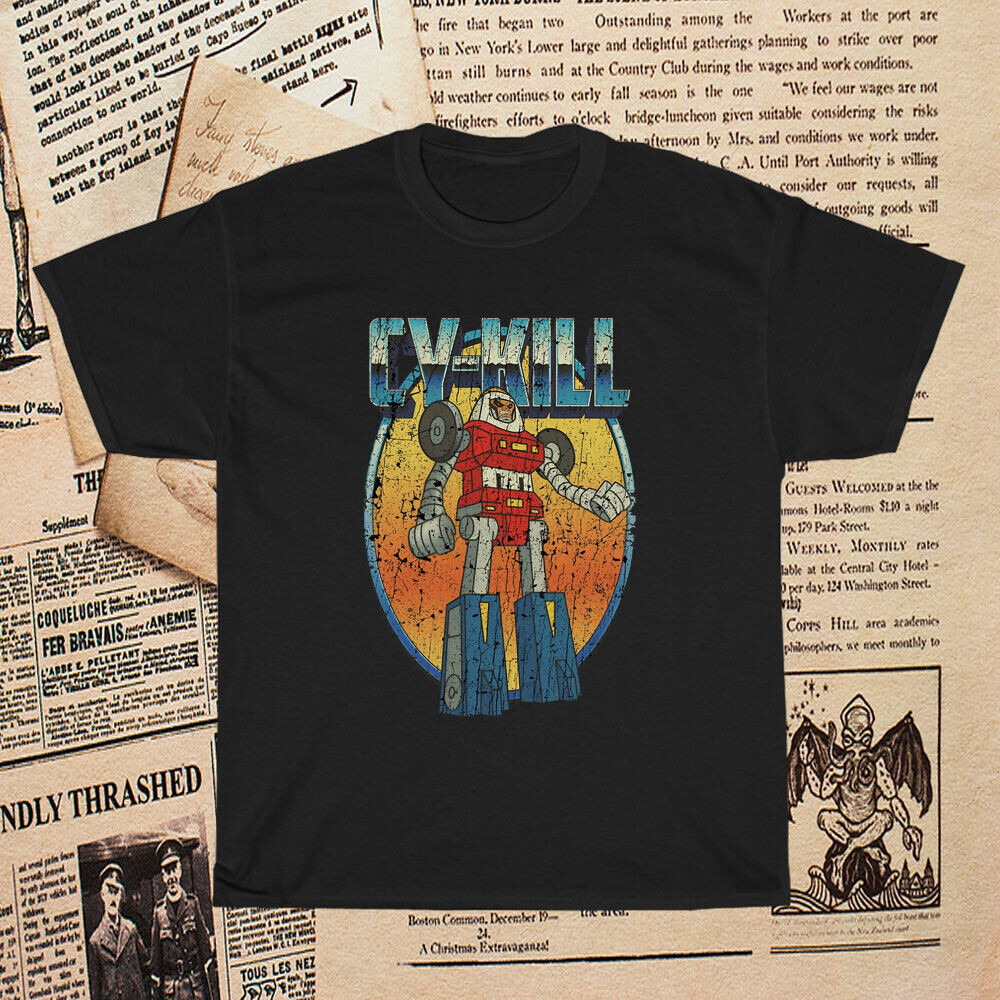 Logo baru GoBots Cy-Killz 1983 Kaos pria lucu |VELIbQgS|