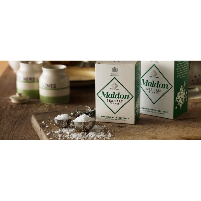 

Maldon Sea Flakes 100Gr Repa Bumbu Masak Bahan Garam Laut Kasar
