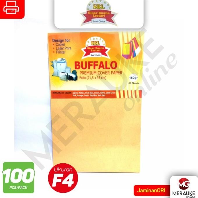 

Sale Kertas Jilid Buffalo Sbl 160Gr Ukuran F4 (1 Pak Isi 100 Lembar)