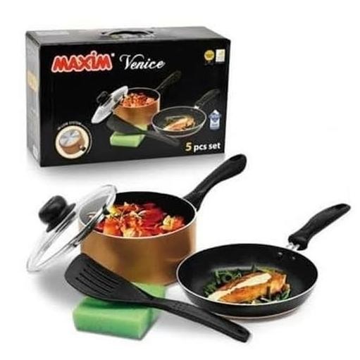[ Maxim ] Panci / Wajan / Cookware Set Maxim Venice - 5 In 1