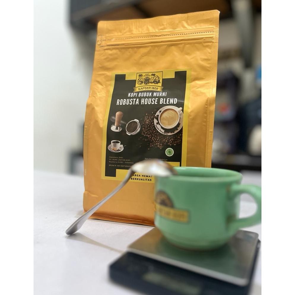 

Ready Kopi Bubuk Murni Robusta House Blend 1Kg Kopi Asli Tanpa Campuran Biji Kopi Voucher Berlaku