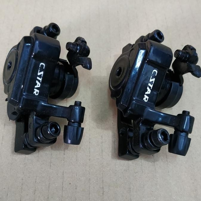 Kaliper Rem Disc Brake Mekanik 160Mm Hitam Cstar Terbatas