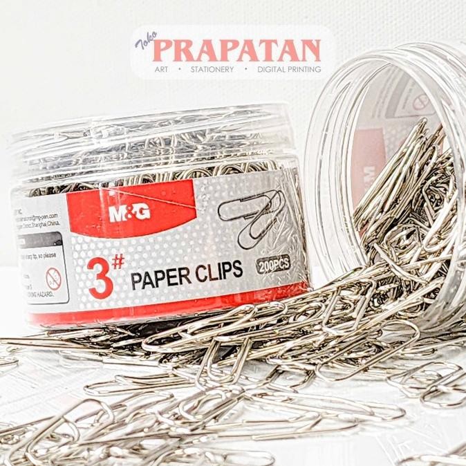 

Premium Quality M&G Paper Clip Set ABS916DR | Set Penjepit Kertas