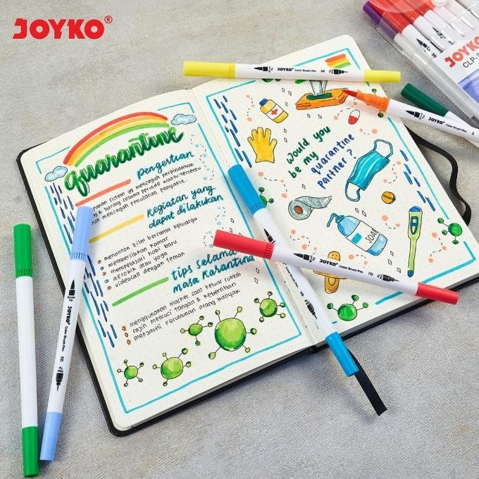 

Eksklusif Joyko A5 Notebook Hardcover BLACK | Buku Tulis Catatan