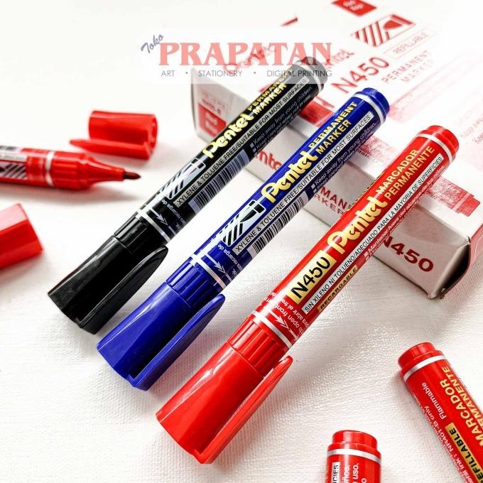 

Premium Quality Pentel Permanent Marker N450 | Spidol Permanen