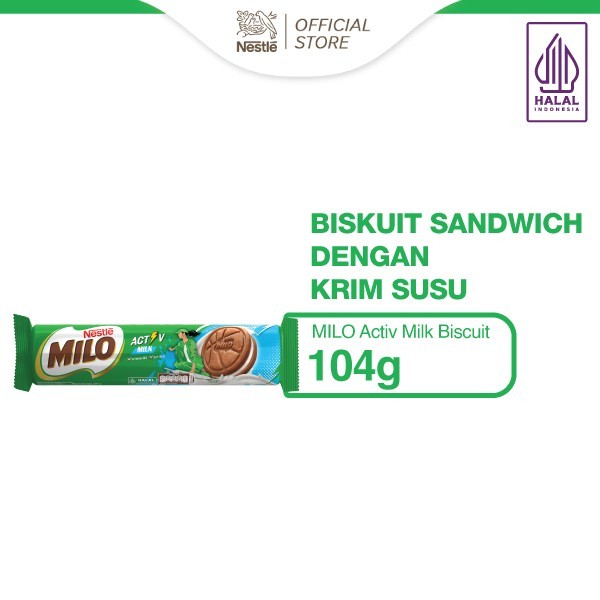 

TERMURAH MILO Activ Biscuit Milk 104g