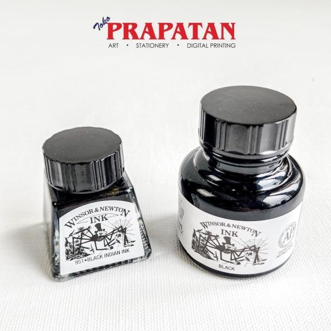 

New Arrival Winsor Newton Black Indian Ink Calligraphy / Tinta Kaligrafi