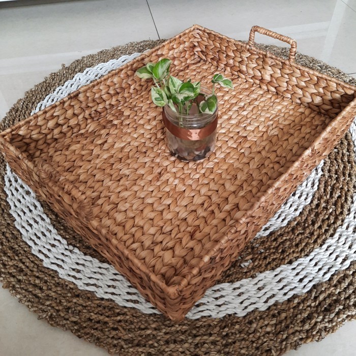 Tray Eceng Gondok / Baki Eceng Gondok / Tray BIG SIZE XXL