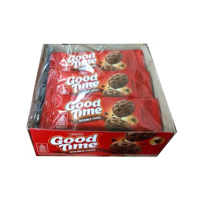 

SALE Good Time Double Choc 10.6g X 12pcs Biskuit Cookies Coklat Choco Chips