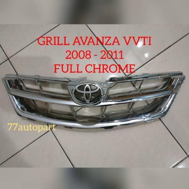 Grill Rambang Avanza 2008 2011 Type G E Chrome