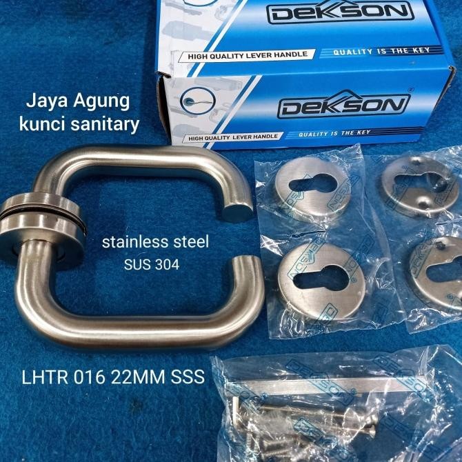 Paket Handle Dekson LHTR 016 19MM SUS304+Kunci IL8485+CYL 60mm SN