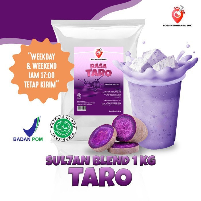 

Bubuk Numan Rasa Taro 1 Kg Sultan Powder