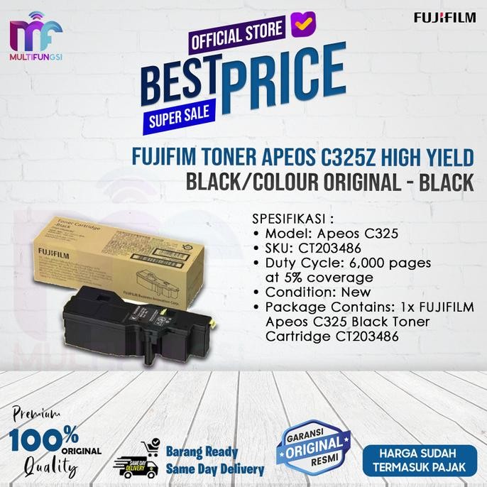 

Fujifim Toner Apeos C325z High Yield Black/Cyan/Magenta/Yellow