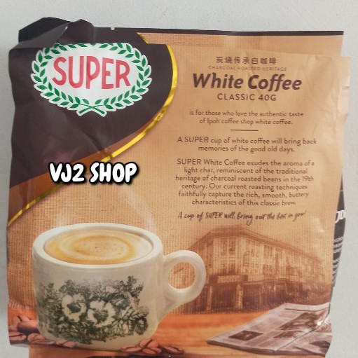 

Super Charcoal Roasted White Coffee Classic 3In1