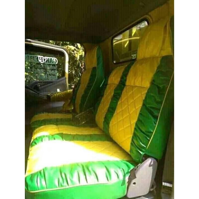 Paket Sarung Jok+Stir+ Plapon Canter, Ragasa Model Sofa Full