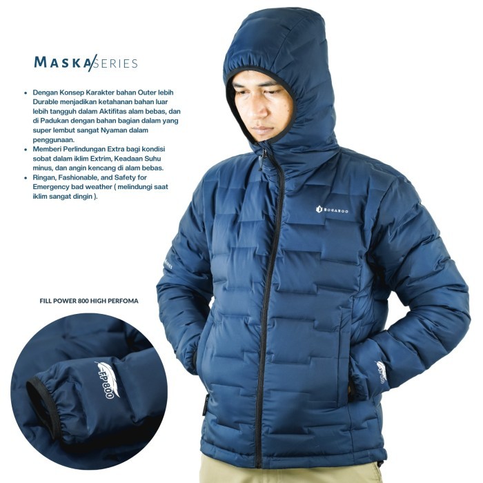 Jaket Gunung Bulu Angsa Goose Down Bogaboo Bulu Angsa 100% FP 800