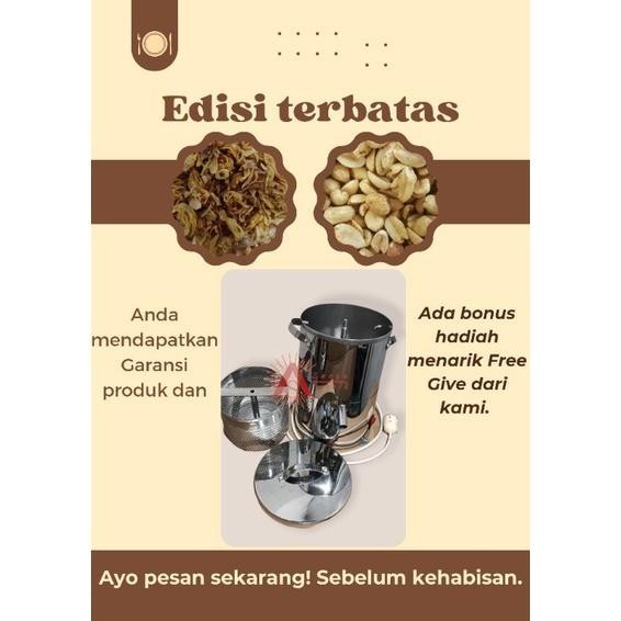 Mesin Peniris Spinner Minyak 6Liter, Peniris Minyak, Abon, Kripik, Bawang Goreng, Peras Santan, Jamu