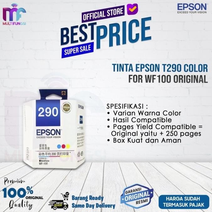 

Tinta Epson T290 Color For WF100