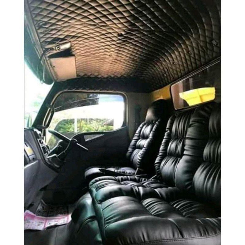 Cover Sarung Jok + Plafon Gratis Cover Stir Model Sofa Untuk Truk Canter
