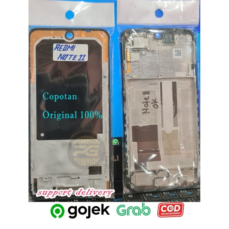 FRAME LCD REDMI NOTE 11 ORIGINAL 100% COPOTAN