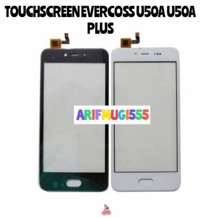 TOUCHSCREEN TS LAYAR SENTUH EVERCOSS U50A U50A PLUS ORIGINAL