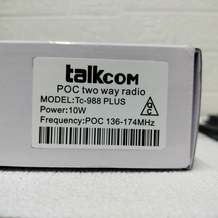 HT PoC Talkcom TC-988plus hybrid radio poc global + frekuensi analog VHF/UHF ip68