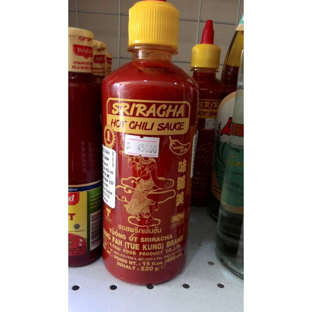 

Sriracha Hot Chili Sauce Nang Fah Brand