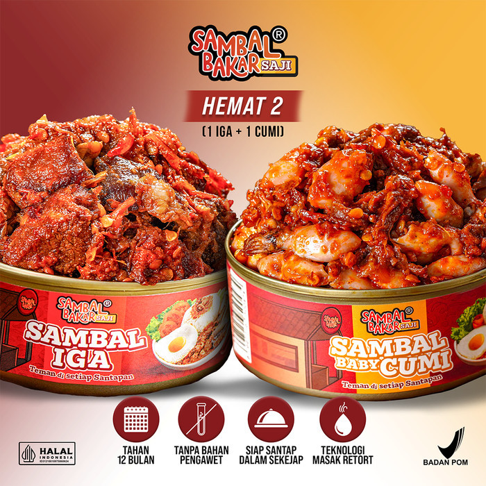 

Hemat 2 - Sambal Bakar Saji - Sambal Bakar Indonesia