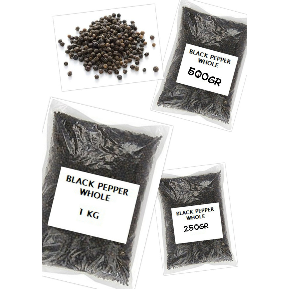 

Bla Pepper Whole (Lada Hitam Utuh) Grade A