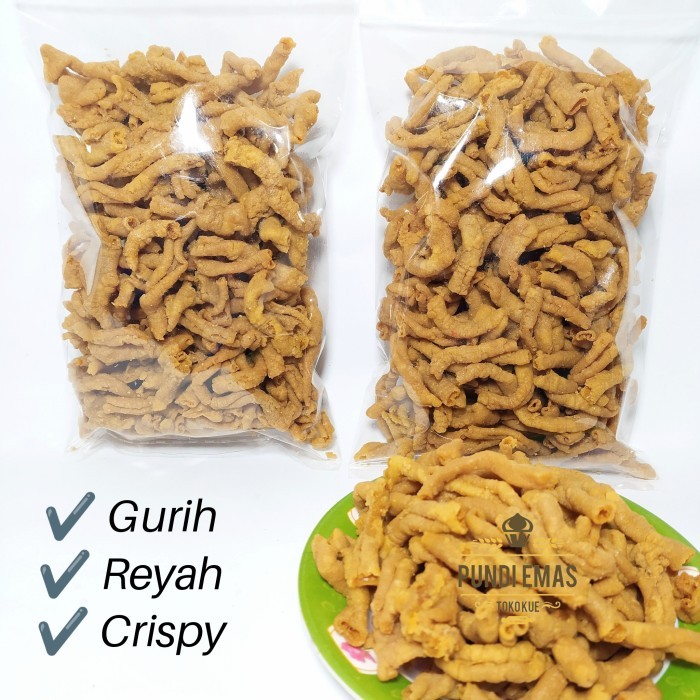 

Ready Gas!!! Keripik Usus Ayam Super / Kripik Usus Ayam Crispy Enak Dan Gurih