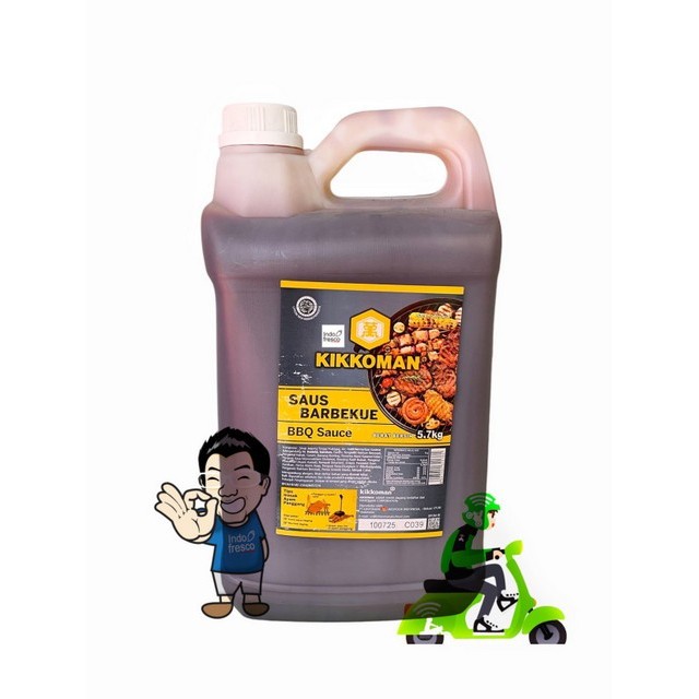 

Kikkoman Bbq Sauce-Saus Barbekue Halal 5.7Kg Khusus Gosend