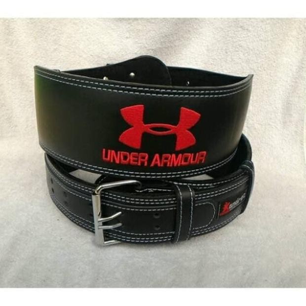 Sabuk Fitness Gym Bahan Semi Kulit / Weight Lifting Belt Fitnes