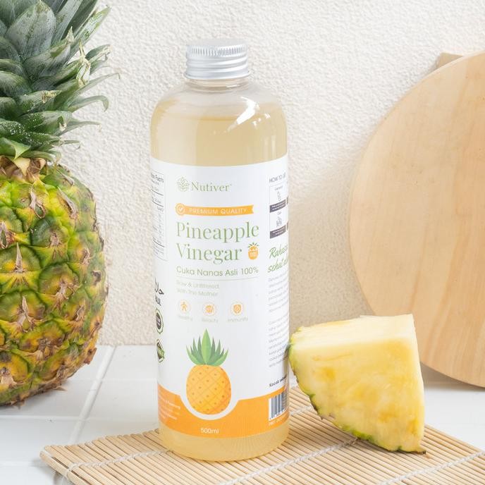 

NUTIVER | PINEAPPLE VINEGAR | CUKA BUAH NANAS WITH MOTHER | MINUMAN DIET
