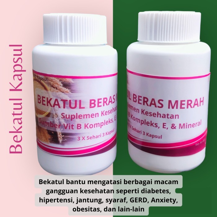 

TERBARU BEKATUL BERAS MERAH MURNI ORGANIK 100 kapsul- Recomended Puspita Miauw BISA GRAB!