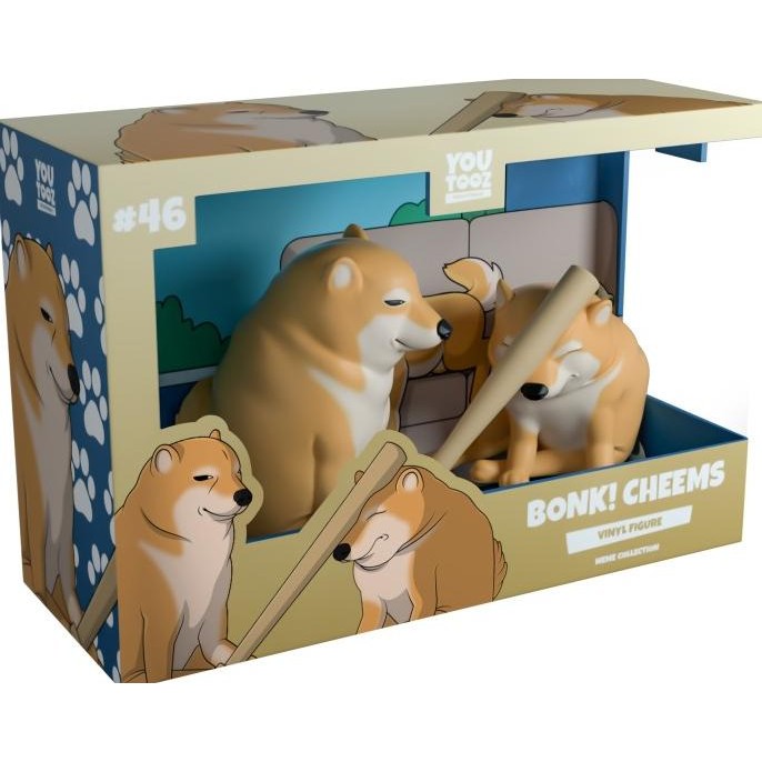 Youtooz - Bonk Cheems - Original Bnib - Meme Doge Shiba Inu Figure Baru