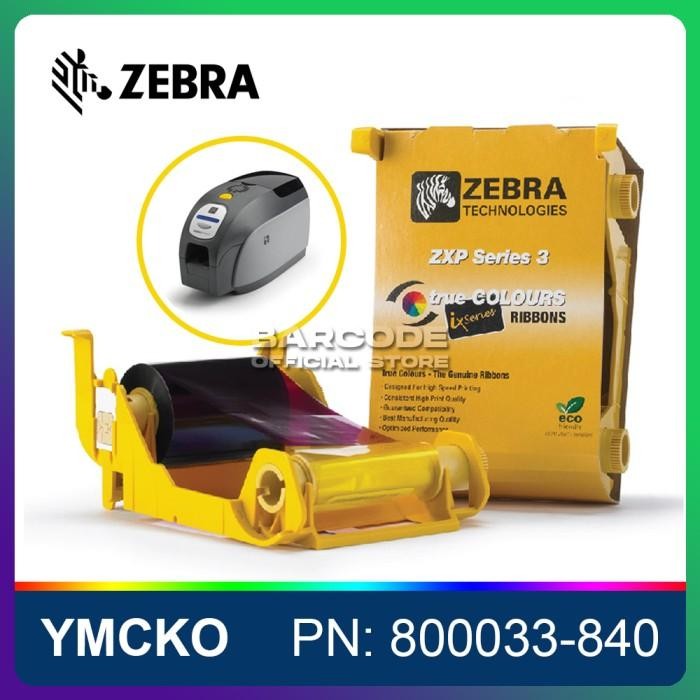 

Zebra Ix Series True Colours Pn:800033-840 Rbn,Ymcko,Zxp3,200Img