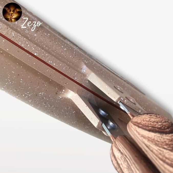 Pero Double Grill Pan Biogranite 32cm