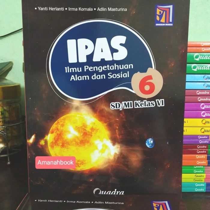 Buku Ipas Sd Kelas 6 Kurikulum Merdeka Quadra Termurah 100 % Original