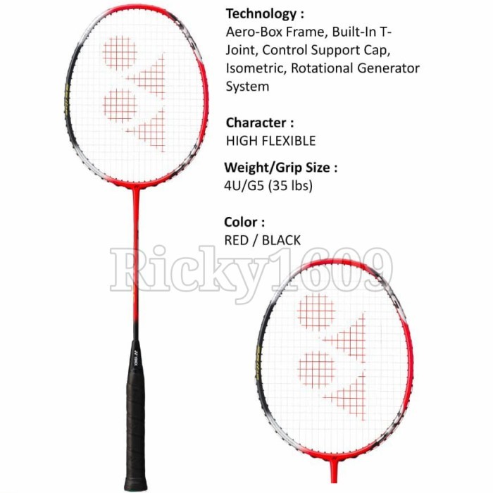RAKET BADMINTON YONEX ASTROX 3 DG - HEAD HEAVY BALANCE 35 LBS ORIGINAL
