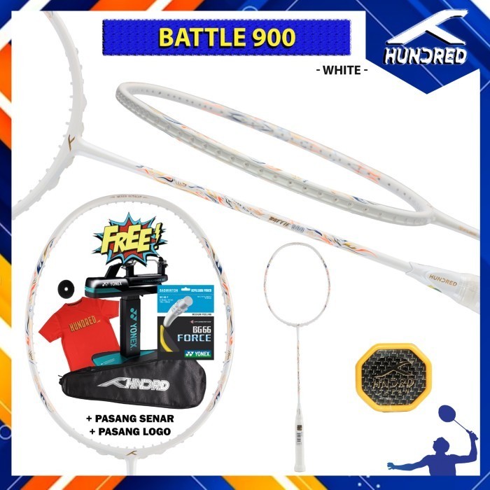 Raket Hundred Original HUNDRED BATTLE 900 White