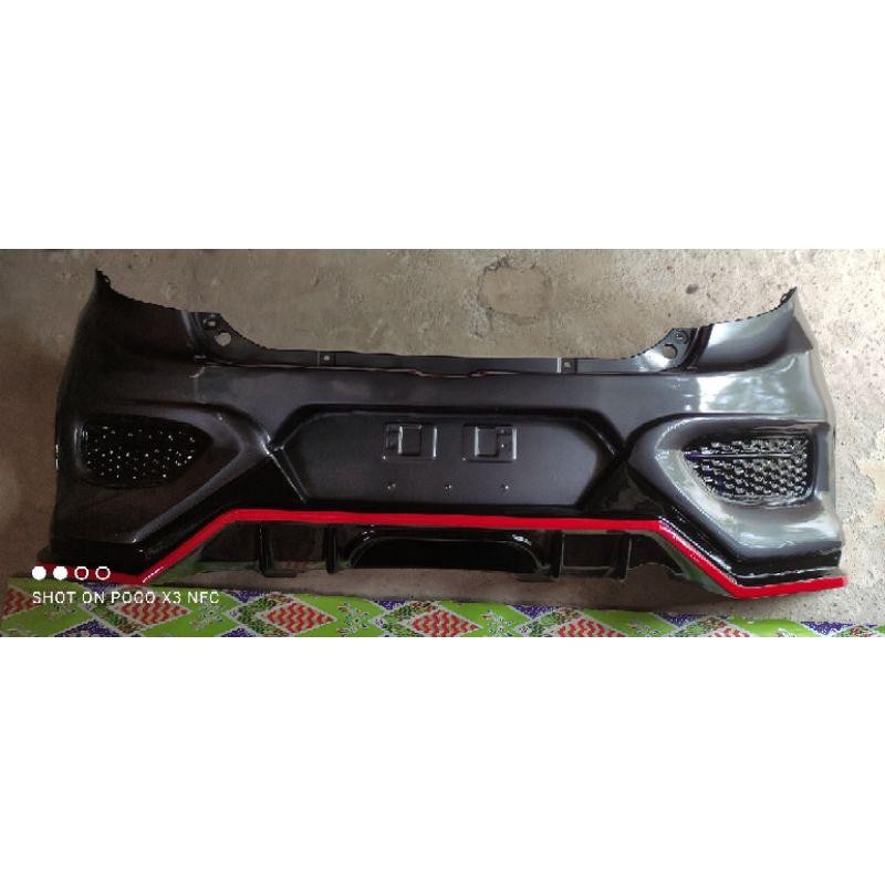 Bemper Belakang Agya Ayla 1.0 1.2Cc Model Civic Turbo.