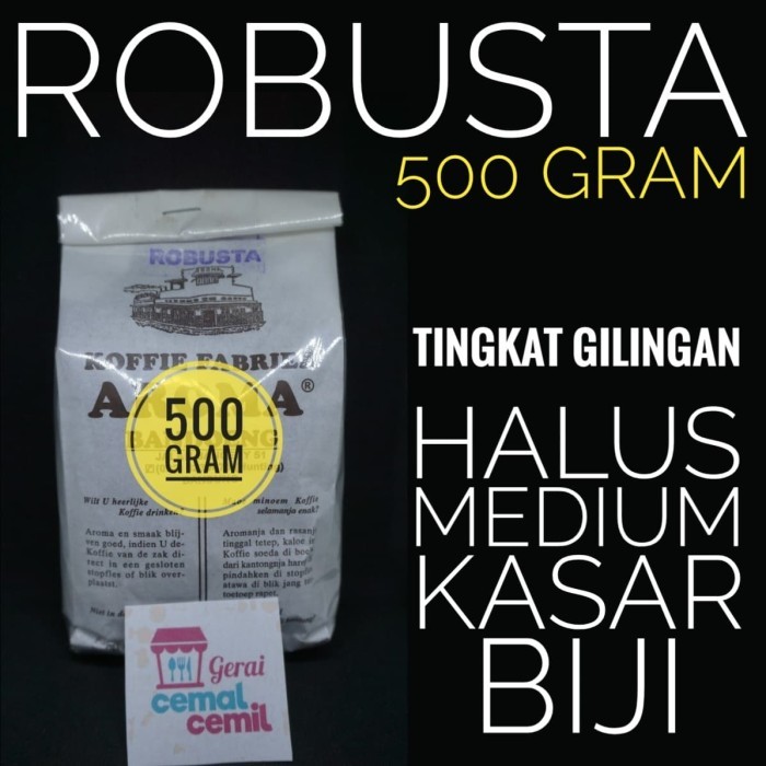 

Best Seller Kopi Aroma Bandung Robusta 500 Gram