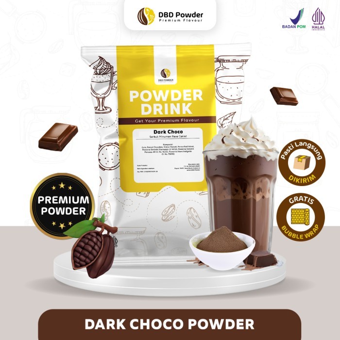 

Ready Stock Bubuk Minuman Dark Choco - Powder Premium Dark Choco