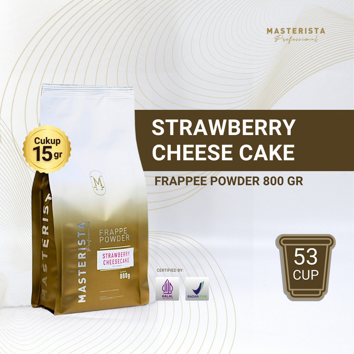 

Promo!! Bubuk Minuman Strawberry Cheese Cake