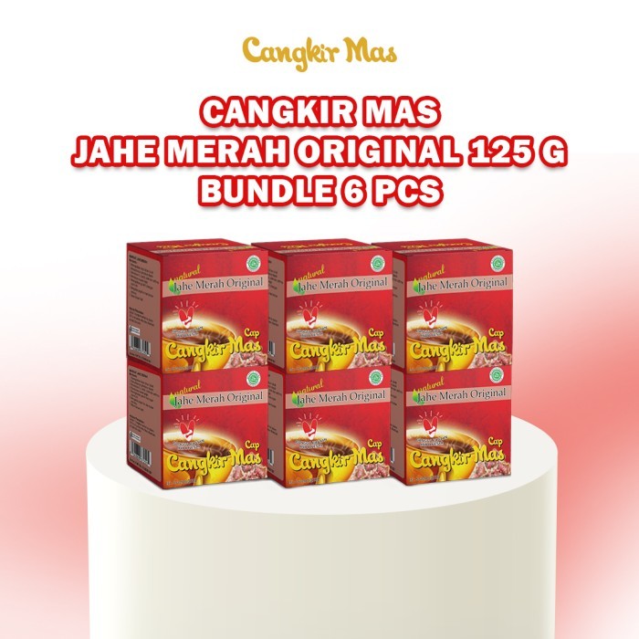 

Termurah Cangkir Mas Jahe Merah Original Kotak Bundle 6