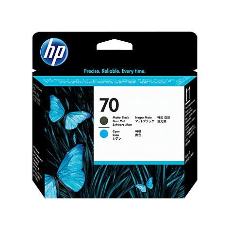 Hp Black Cyan Ink Cartridge 70 [C9404A]